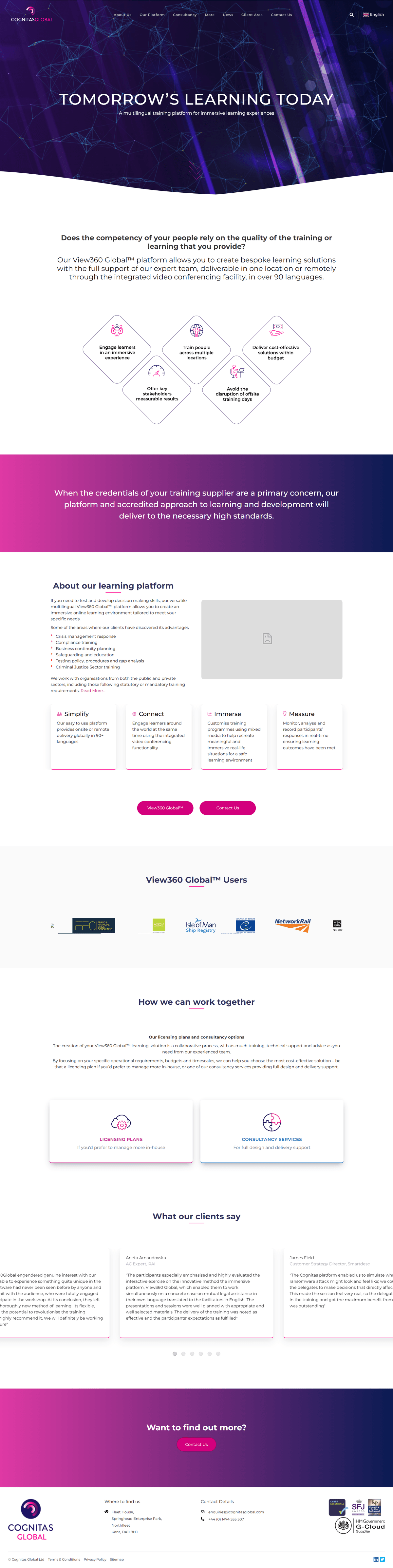 Portfolio work - CognitasGlobal