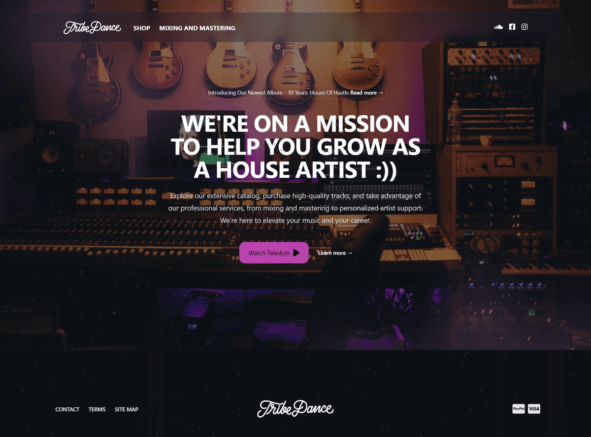 Portfolio work - TribeDance